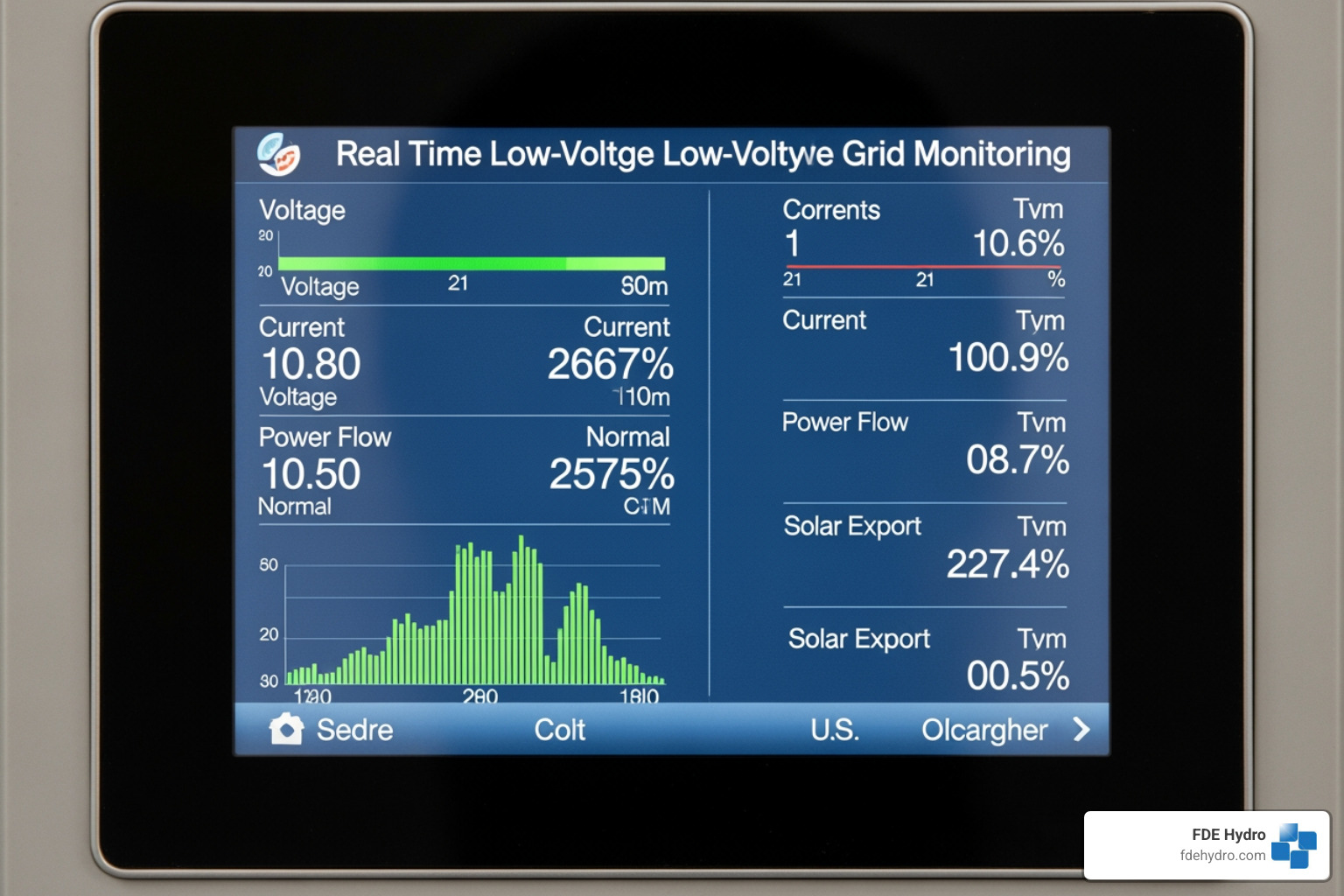 smart meter interface and low-voltage monitoring