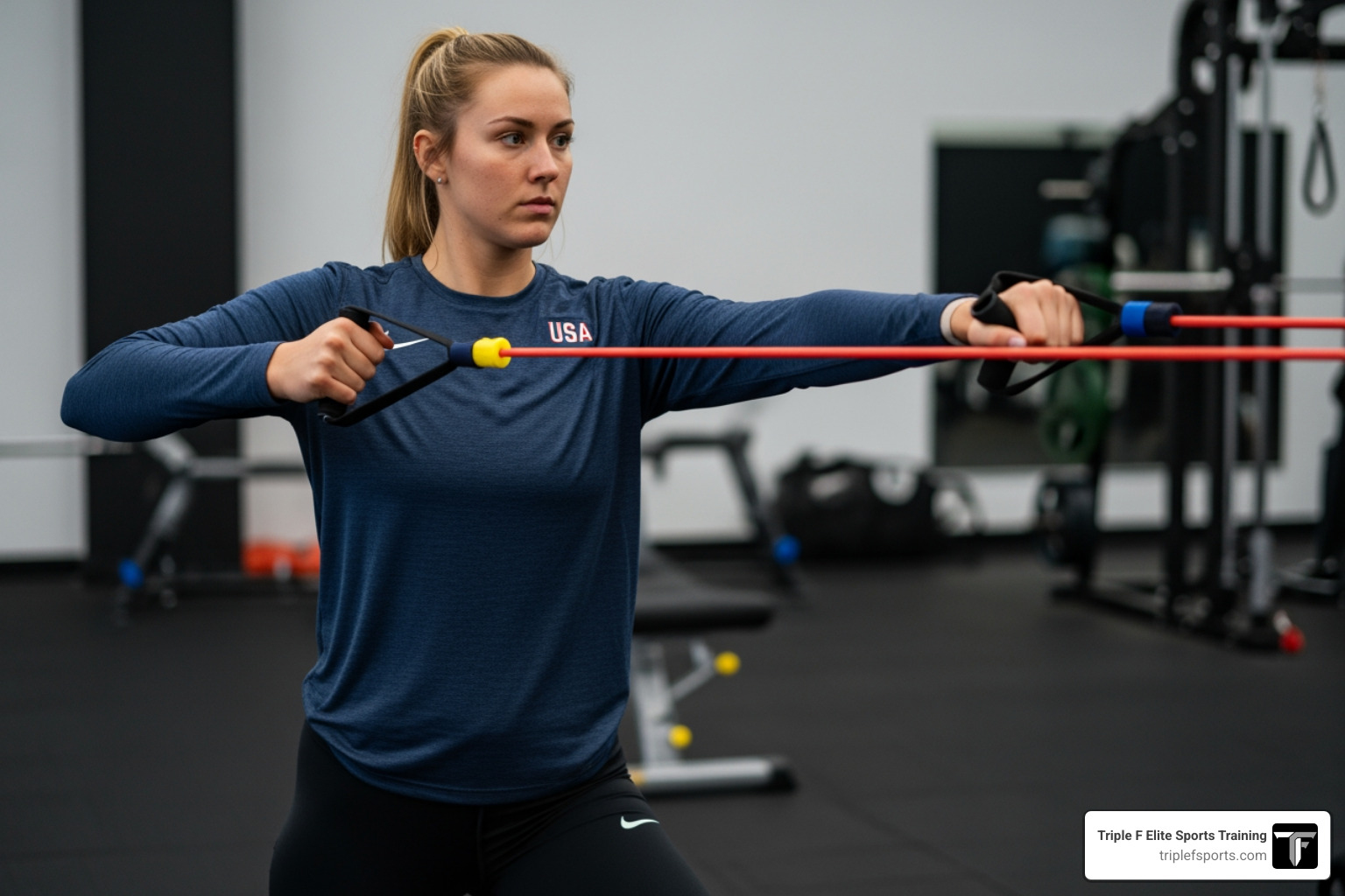 Volleyball shoulder prehab with bands and scapular control drill Volleyball shoulder prehab with bands and scapular control drill