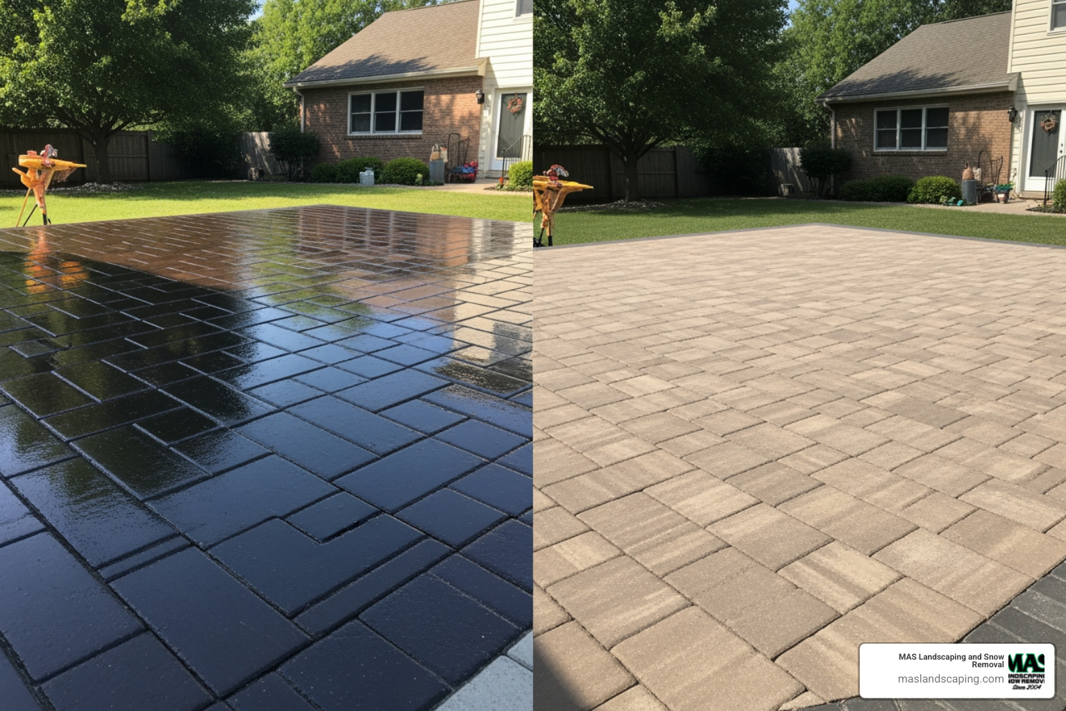 Comparison of gloss vs matte pavers Comparison of gloss vs matte pavers