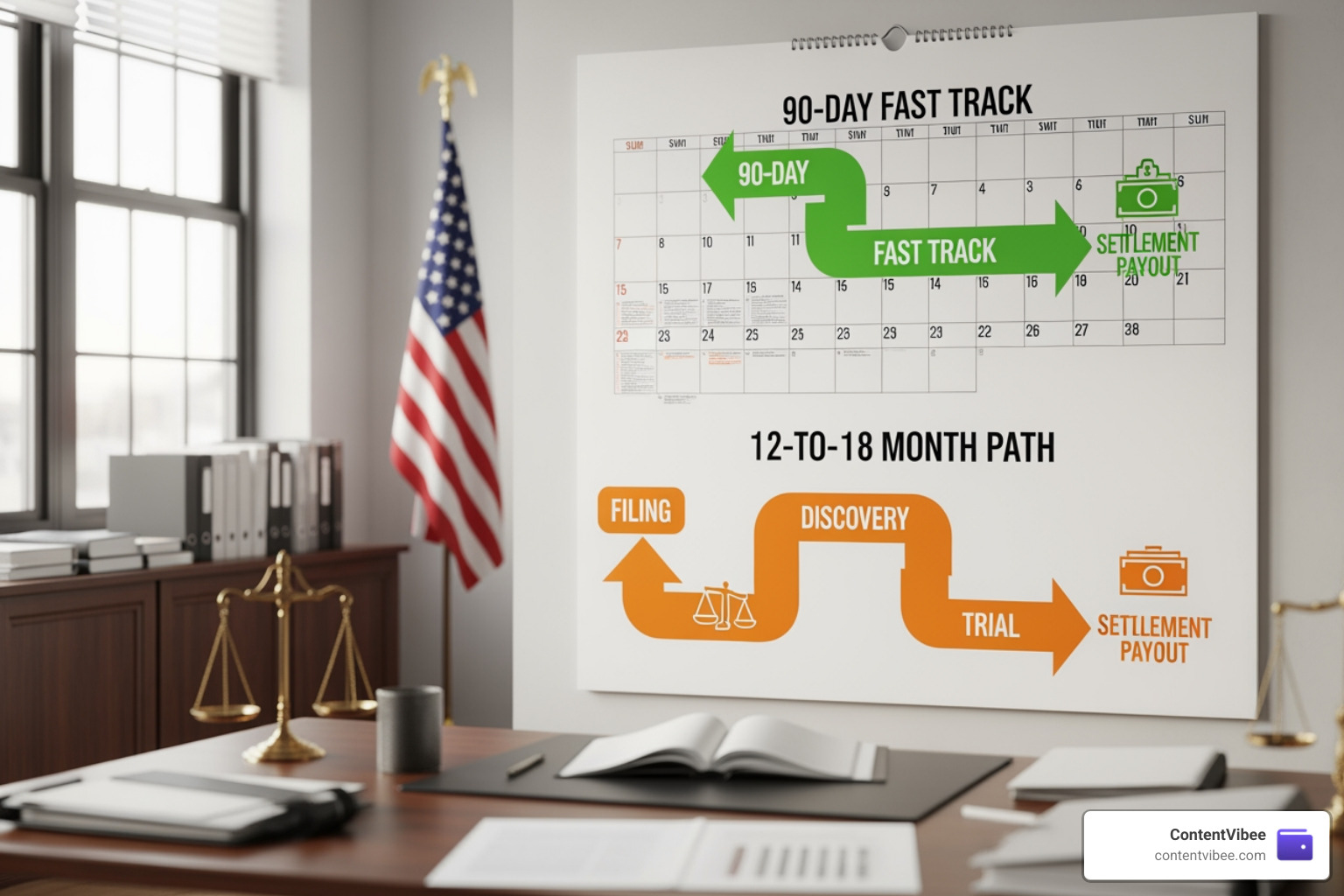timeline calendar for asbestos settlement process