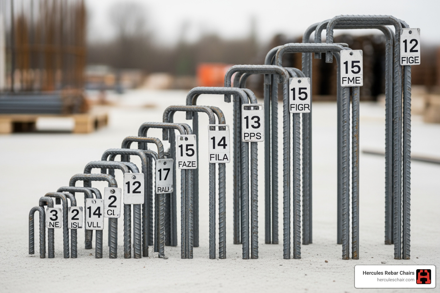 various chair heights from 2 to 15 inches