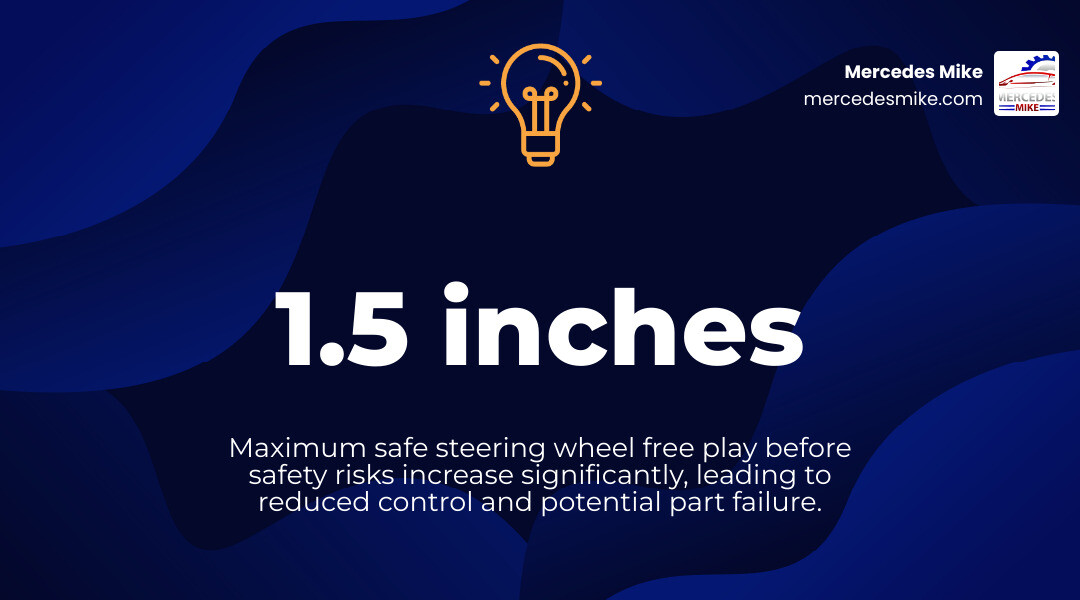 Infographic showing the 1.5-inch play limit and safety risks infographic
