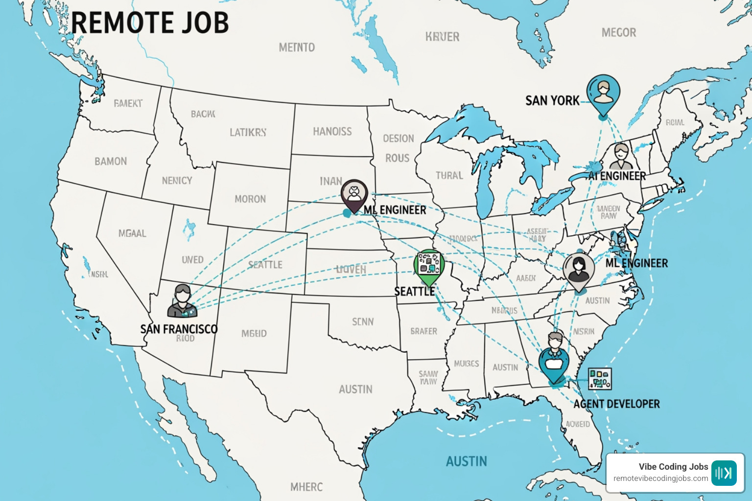 Map of current AI job roles including AI Engineer, ML Engineer, and Agent Developer Map of current AI job roles including AI Engineer, ML Engineer, and Agent Developer