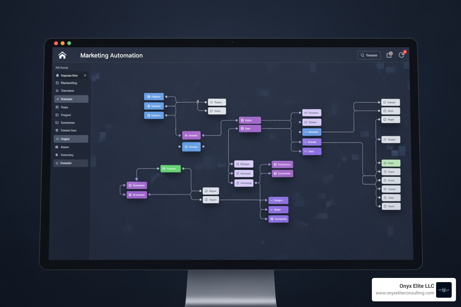 A workflow minimap used for navigating complex, large-scale automation architectures