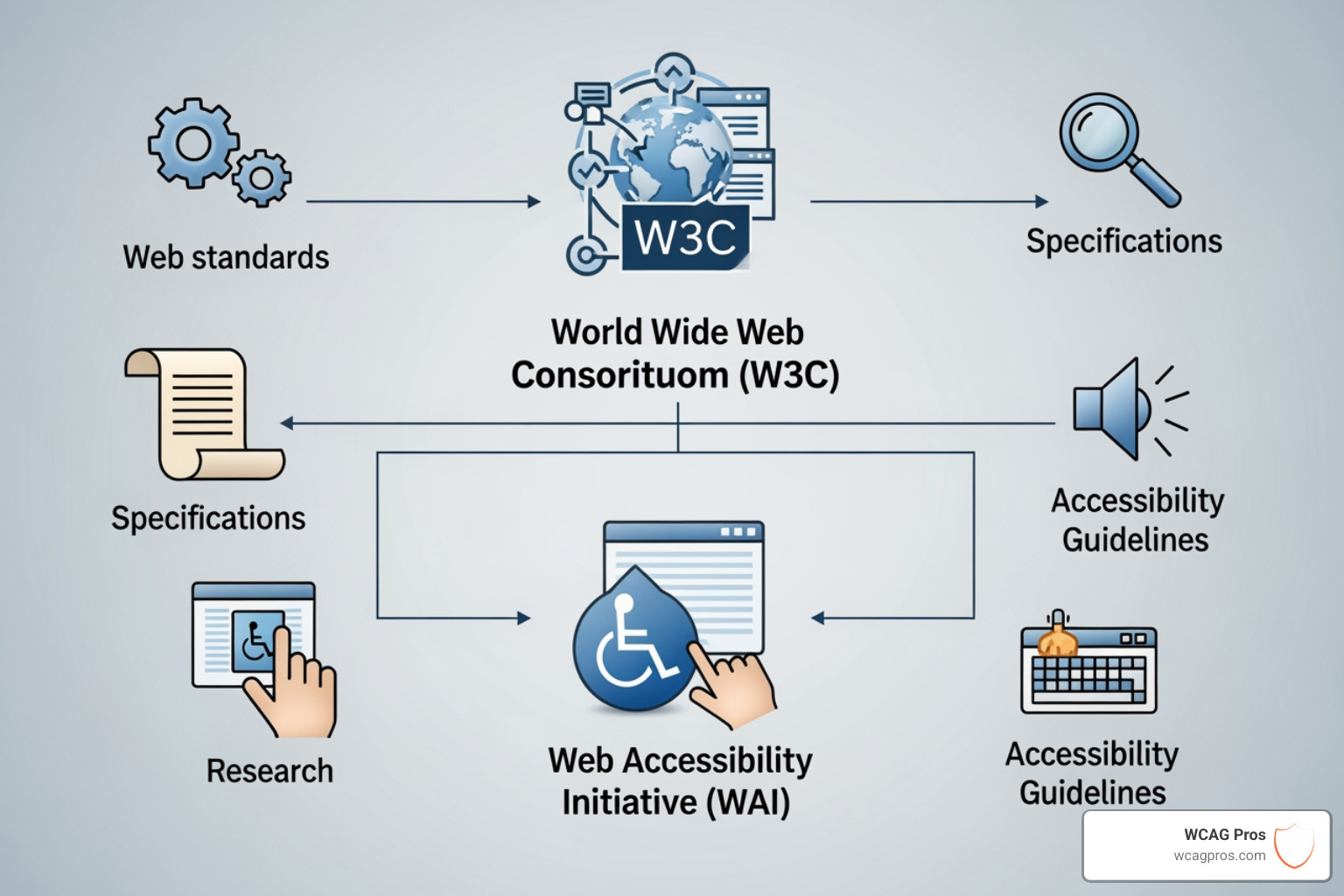 The relationship between W3C and the Web Accessibility Initiative The relationship between W3C and the Web Accessibility Initiative