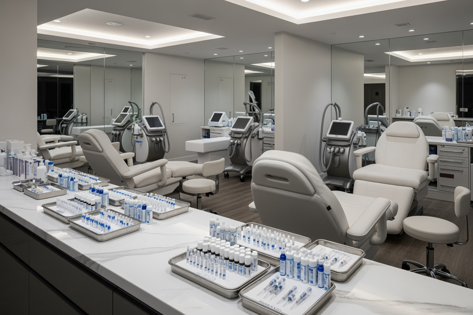 successfully launched med spa facility with modern equipment successfully launched med spa facility with modern equipment
