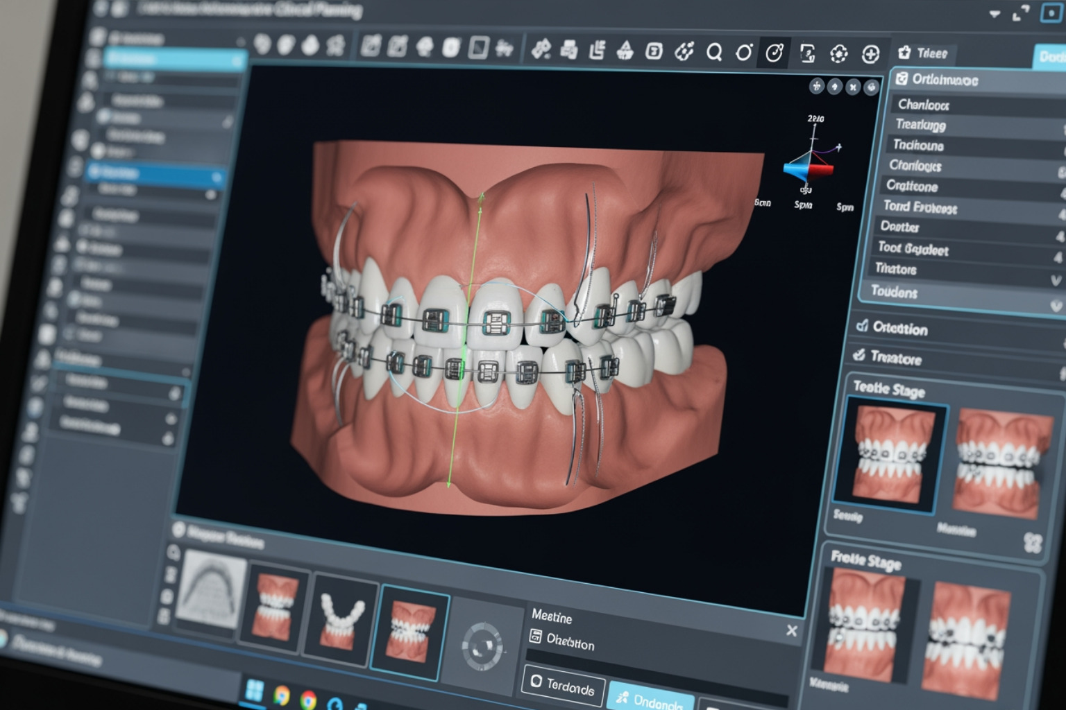 orthodontic digital modeling for clinical planning