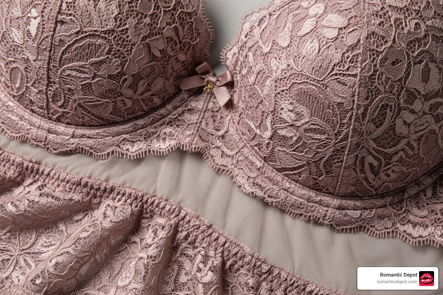 close-up of silk, lace, and mesh fabrics showing intricate details