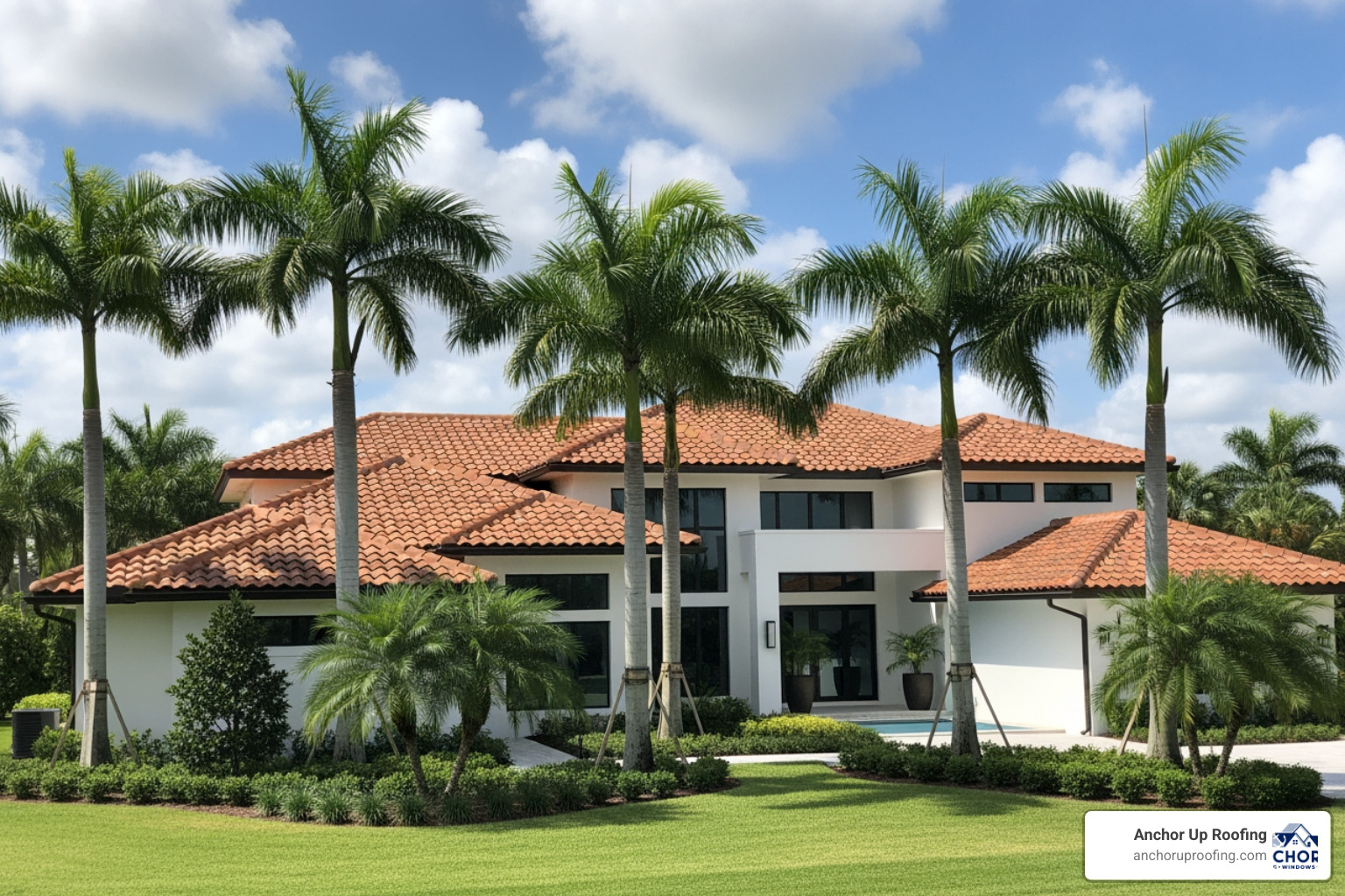 tile roof installation on a Florida home