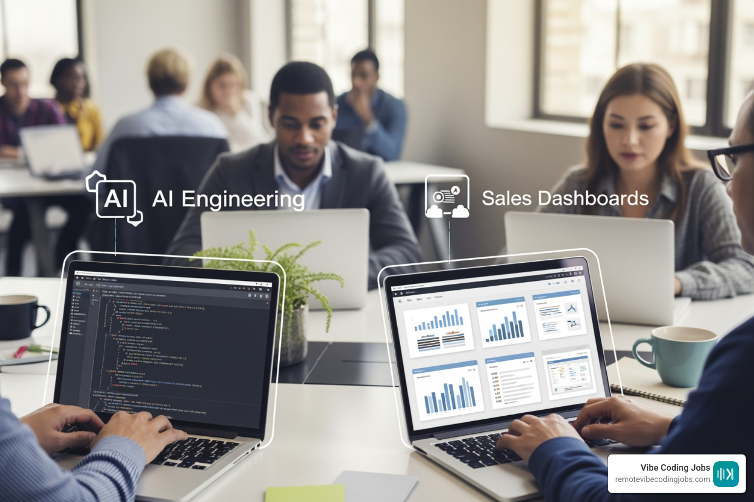 Common remote AI job categories including engineering, data, and sales Common remote AI job categories including engineering, data, and sales