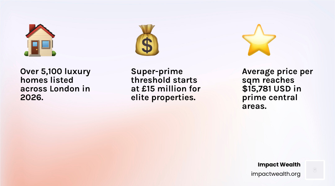 Infographic showing London luxury property tiers by neighbourhood and price range in 2026 infographic Infographic showing London luxury property tiers by neighbourhood and price range in 2026 infographic
