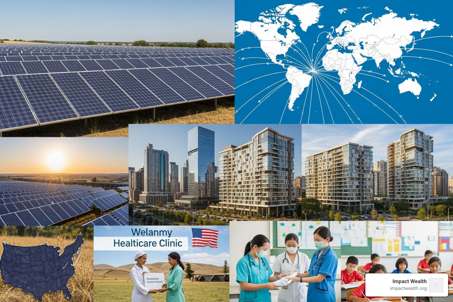 Diverse global impact investments across sectors Diverse global impact investments across sectors