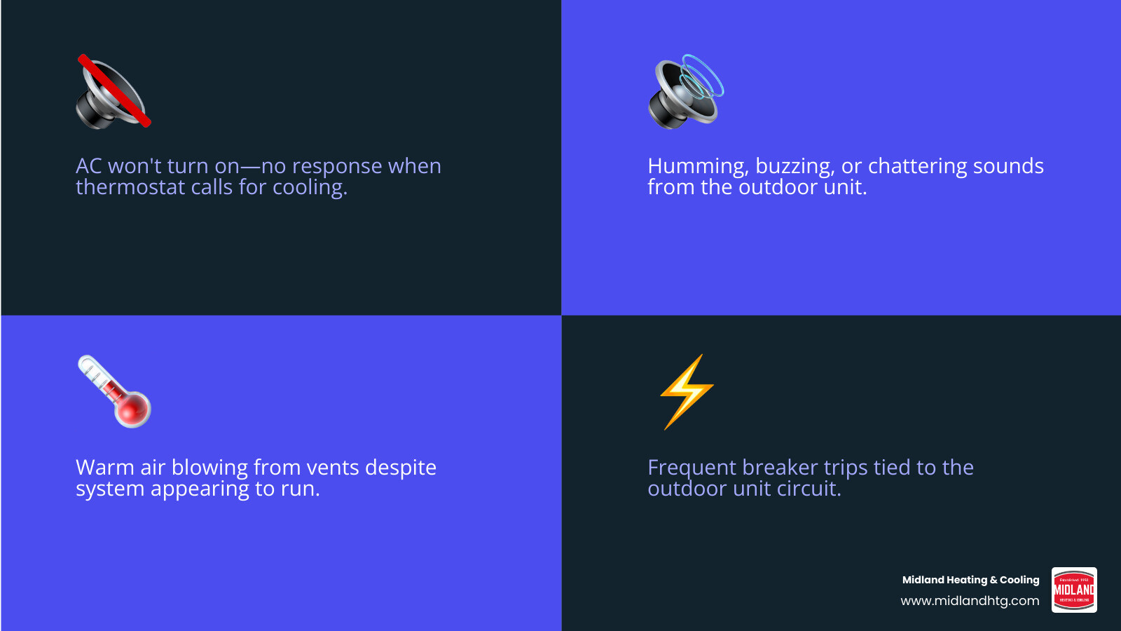 AC contactor burned out symptoms quick reference infographic with cooling cycle role and failure signs infographic AC contactor burned out symptoms quick reference infographic with cooling cycle role and failure signs infographic