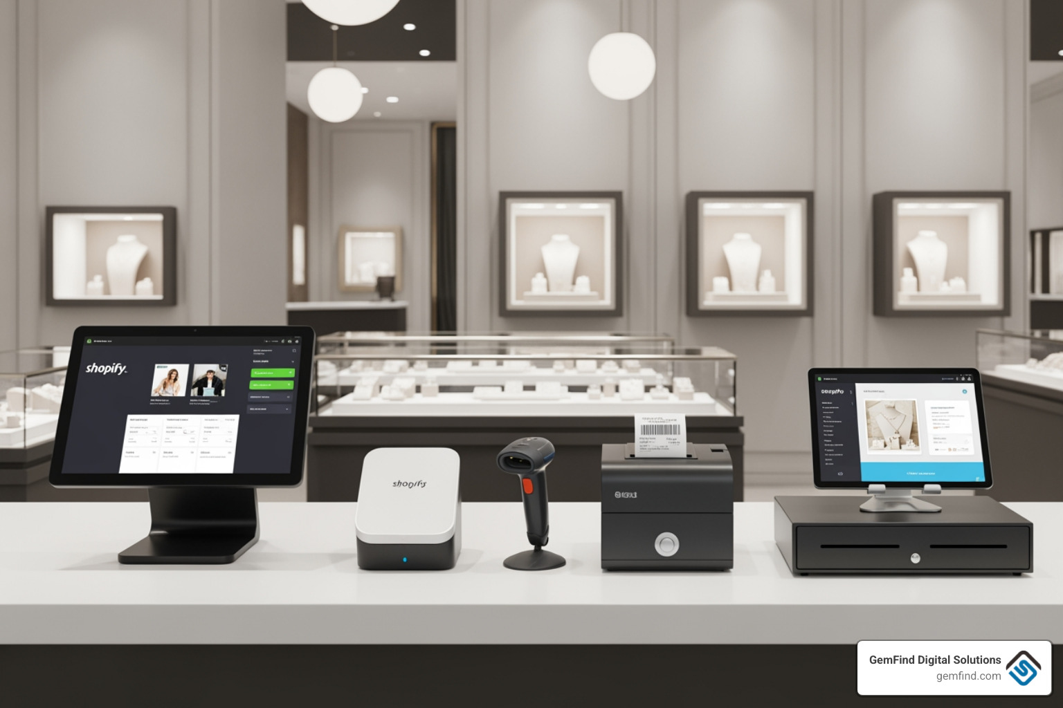 A complete Shopify POS hardware bundle setup