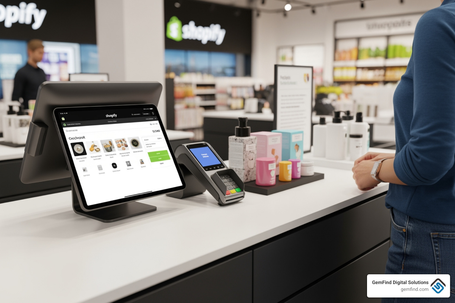 Shopify point of sale retail checkout