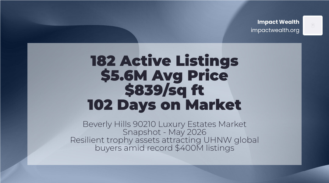 Beverly Hills estates market performance infographic May 2026 key stats infographic Beverly Hills estates market performance infographic May 2026 key stats infographic