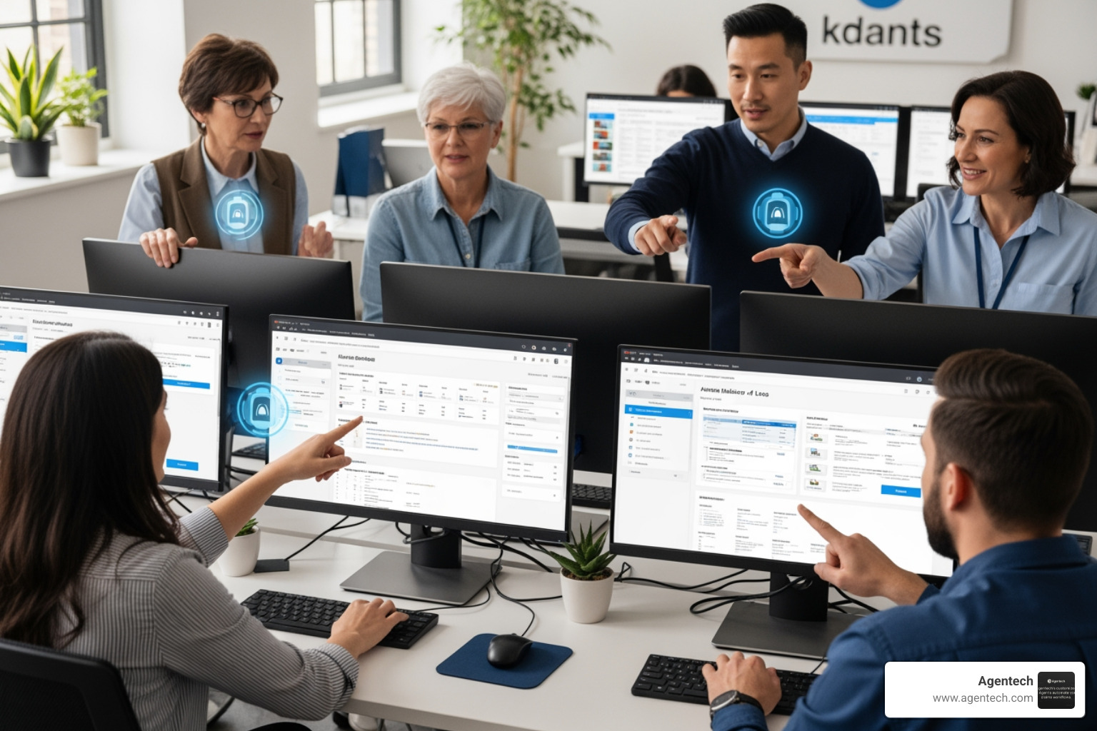 digital claims co-workers assisting with file review and FNOL automation in claims software