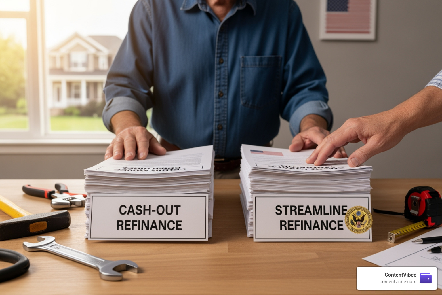 comparison of cash-out refinance vs streamline refinance costs comparison of cash-out refinance vs streamline refinance costs