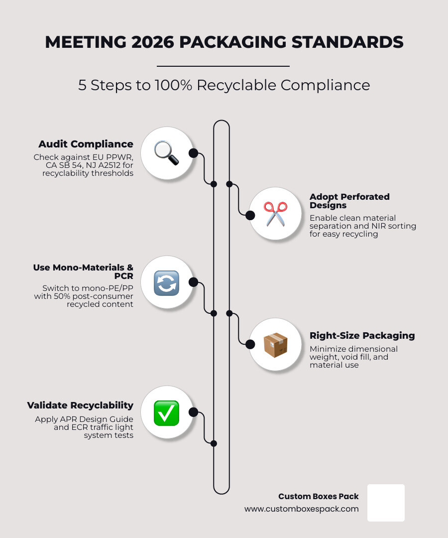 2026 to 2035 EU PPWR and US packaging regulations recyclability timeline infographic infographic