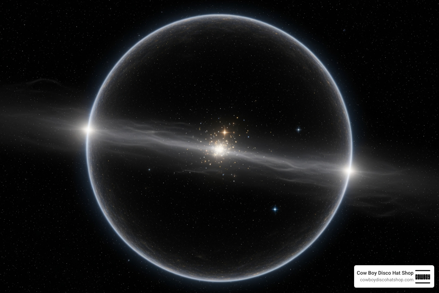 A simulation of a dark matter halo surrounding a small cluster of stars