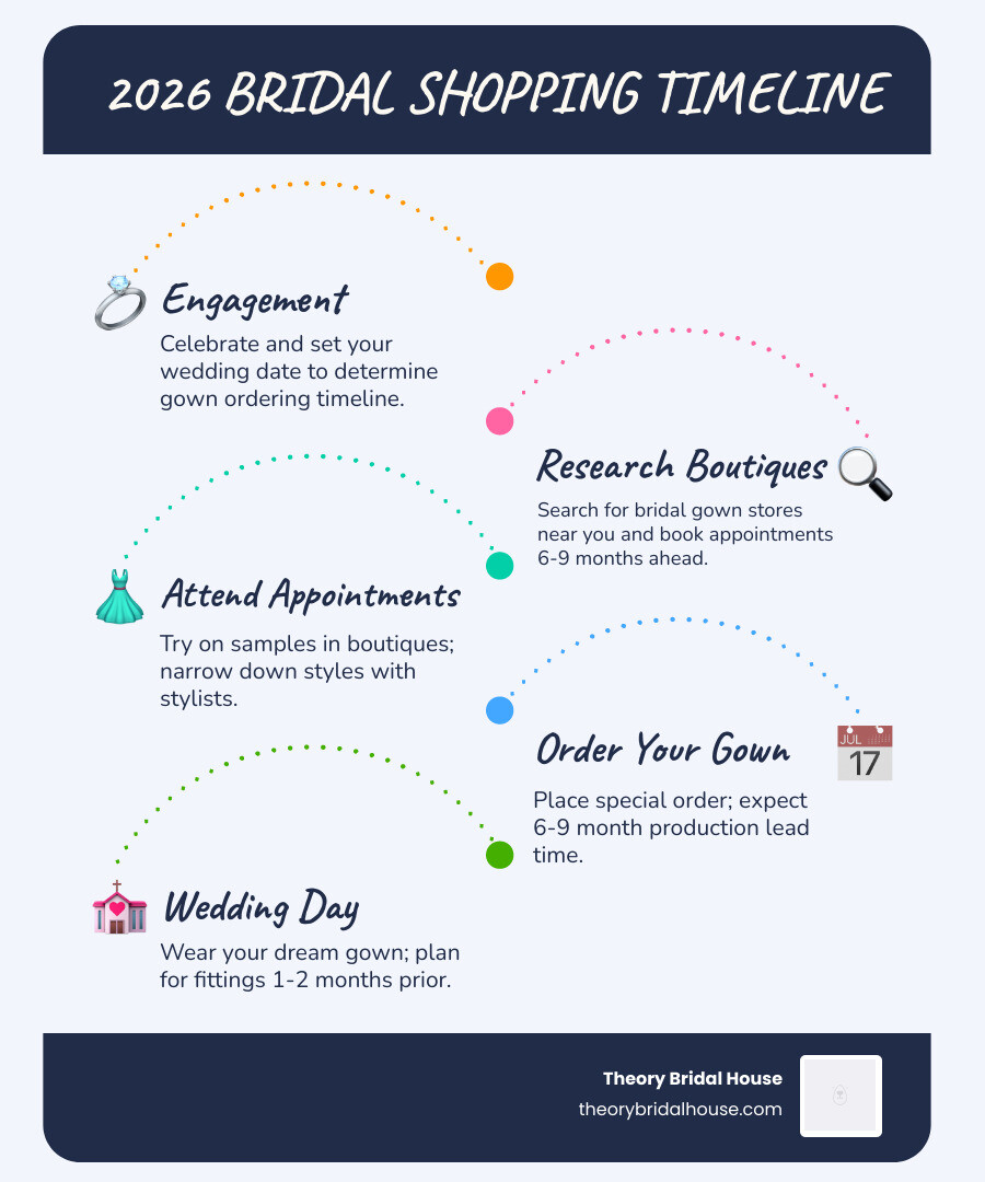 2026 bridal shopping timeline infographic with key milestones from engagement to wedding day infographic 2026 bridal shopping timeline infographic with key milestones from engagement to wedding day infographic