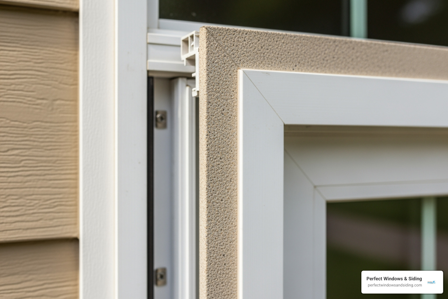 Fiberglass frame detail showing the texture and strength of the material Fiberglass frame detail showing the texture and strength of the material
