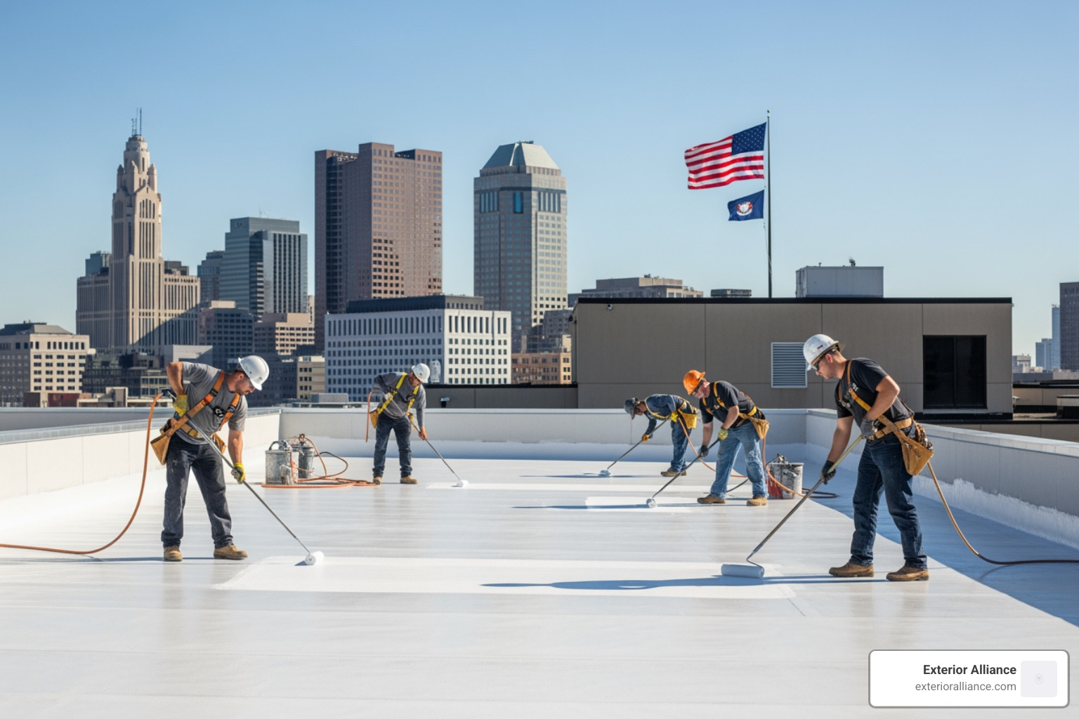 commercial roof coating company columbus