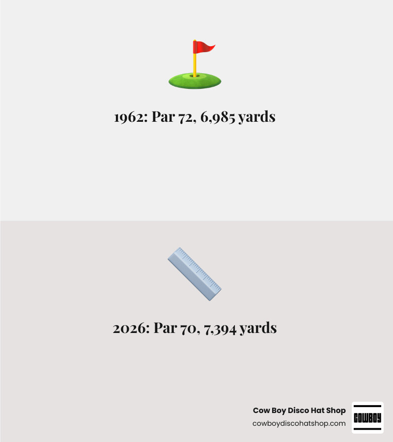 Comparison of 1962 vs 2026 course specifications infographic infographic Comparison of 1962 vs 2026 course specifications infographic infographic
