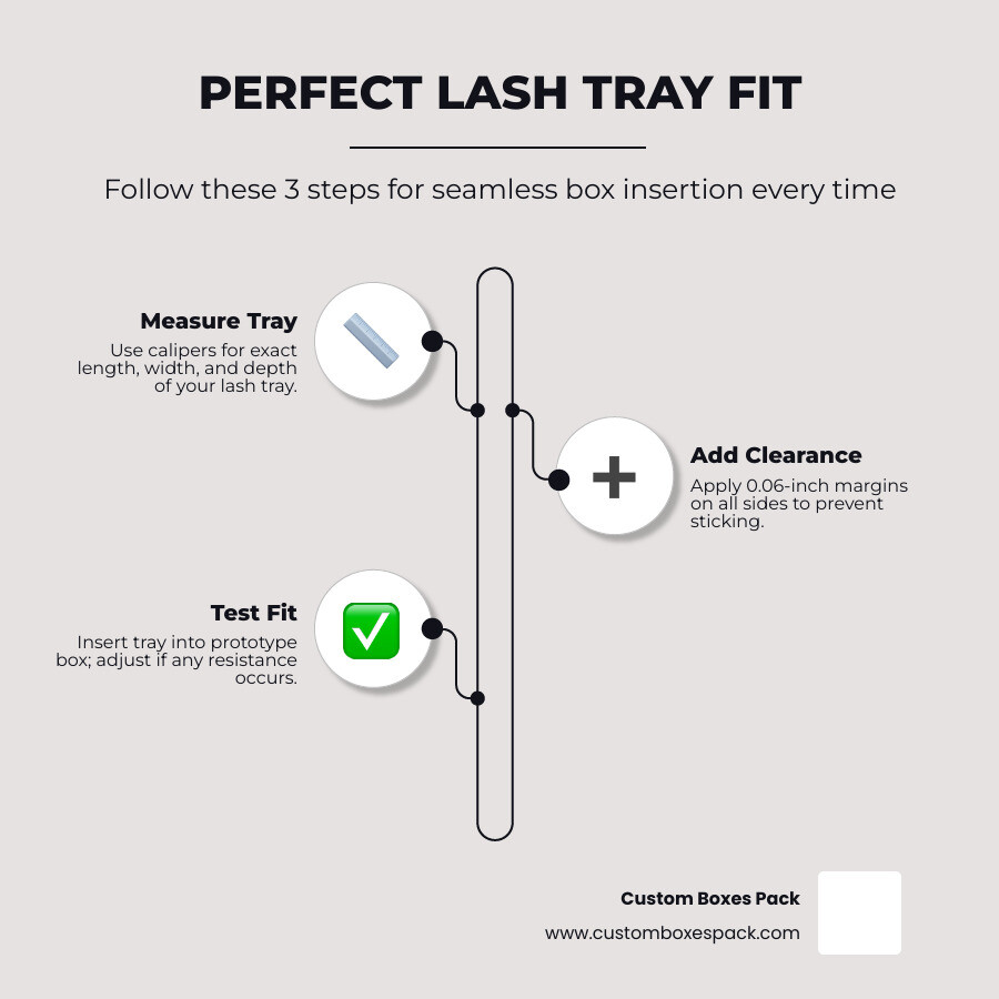 infographic showing the importance of clearance margins for a perfect fit infographic