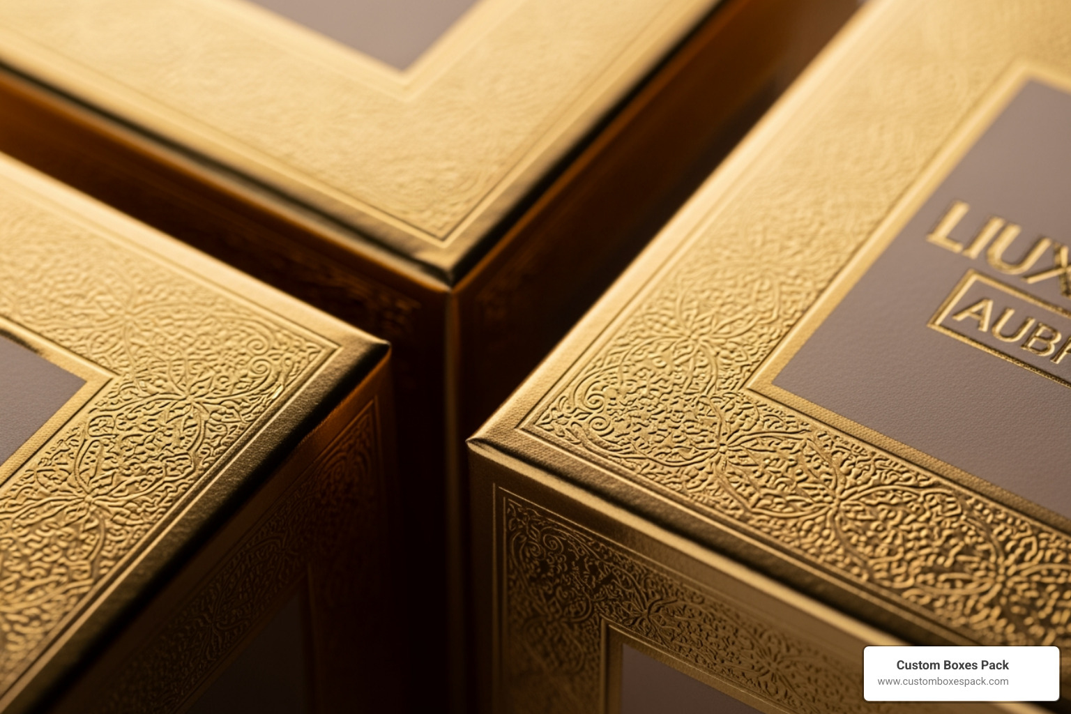 luxury finishing options like gold foil and spot UV