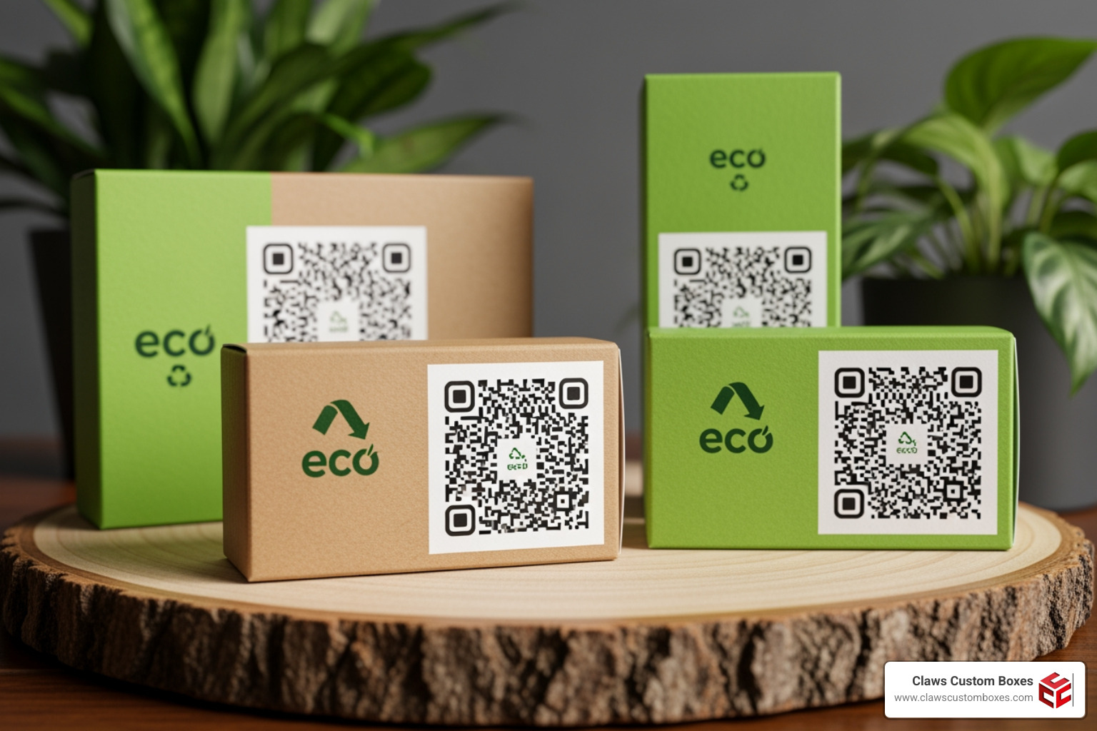 Eco-friendly cosmetic packaging with interactive QR codes for digital engagement Eco-friendly cosmetic packaging with interactive QR codes for digital engagement