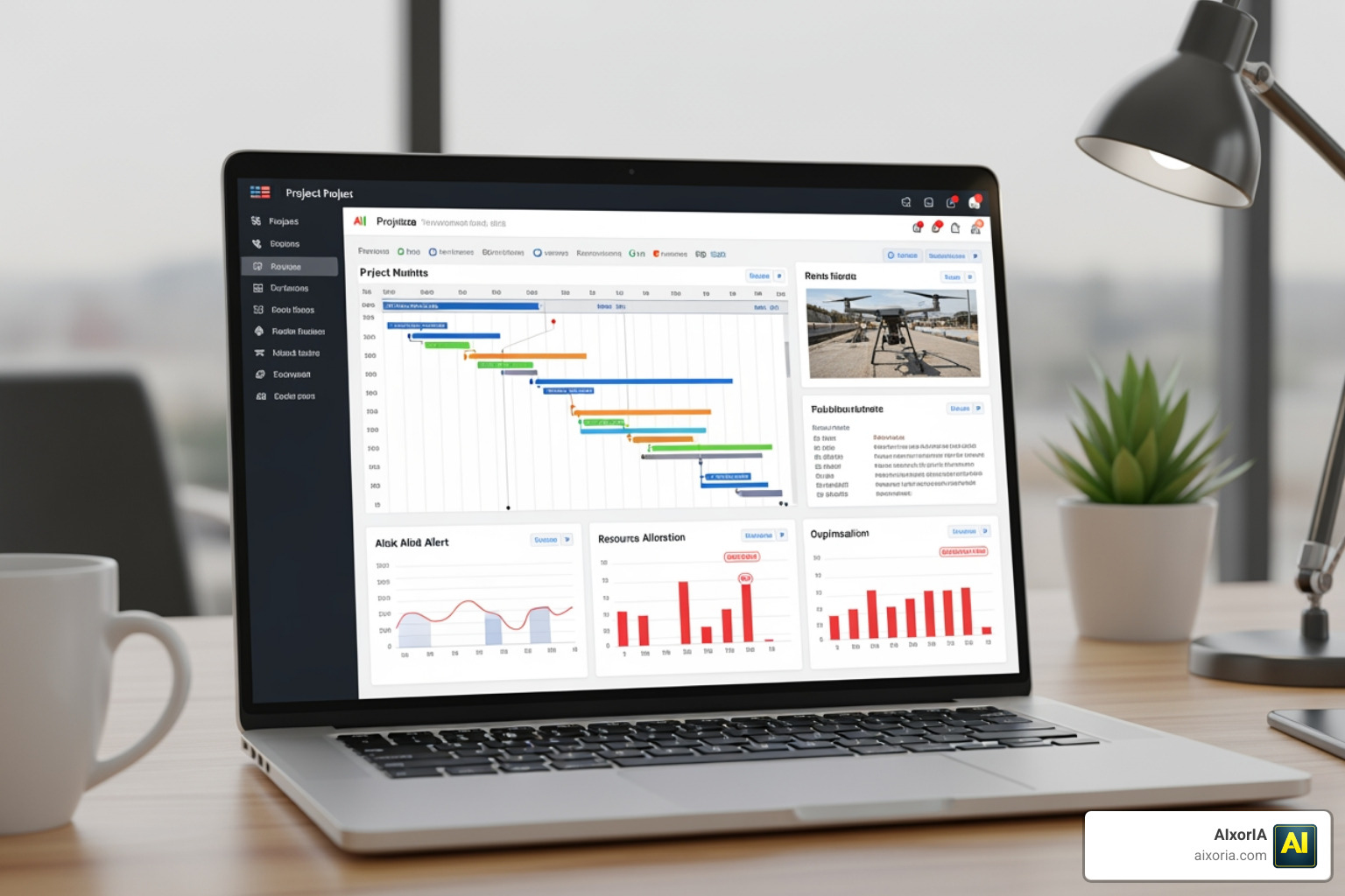 Dashboard showing multiple AI construction tools integrated into one view