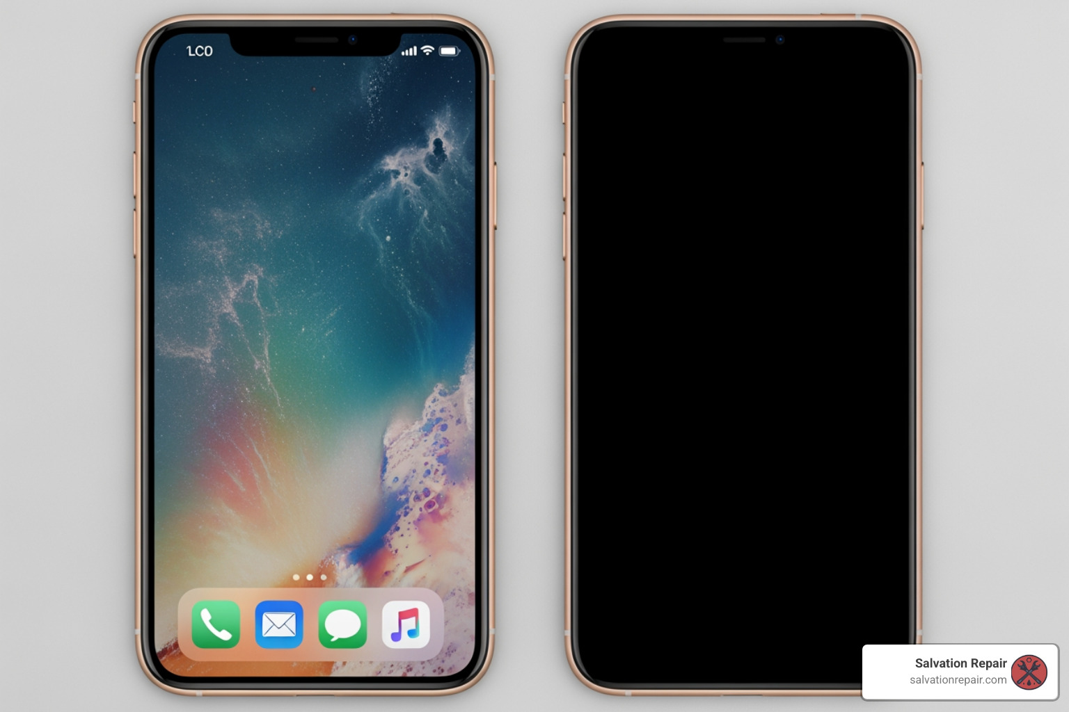 Comparing LCD vs OLED display quality on an iPhone Comparing LCD vs OLED display quality on an iPhone