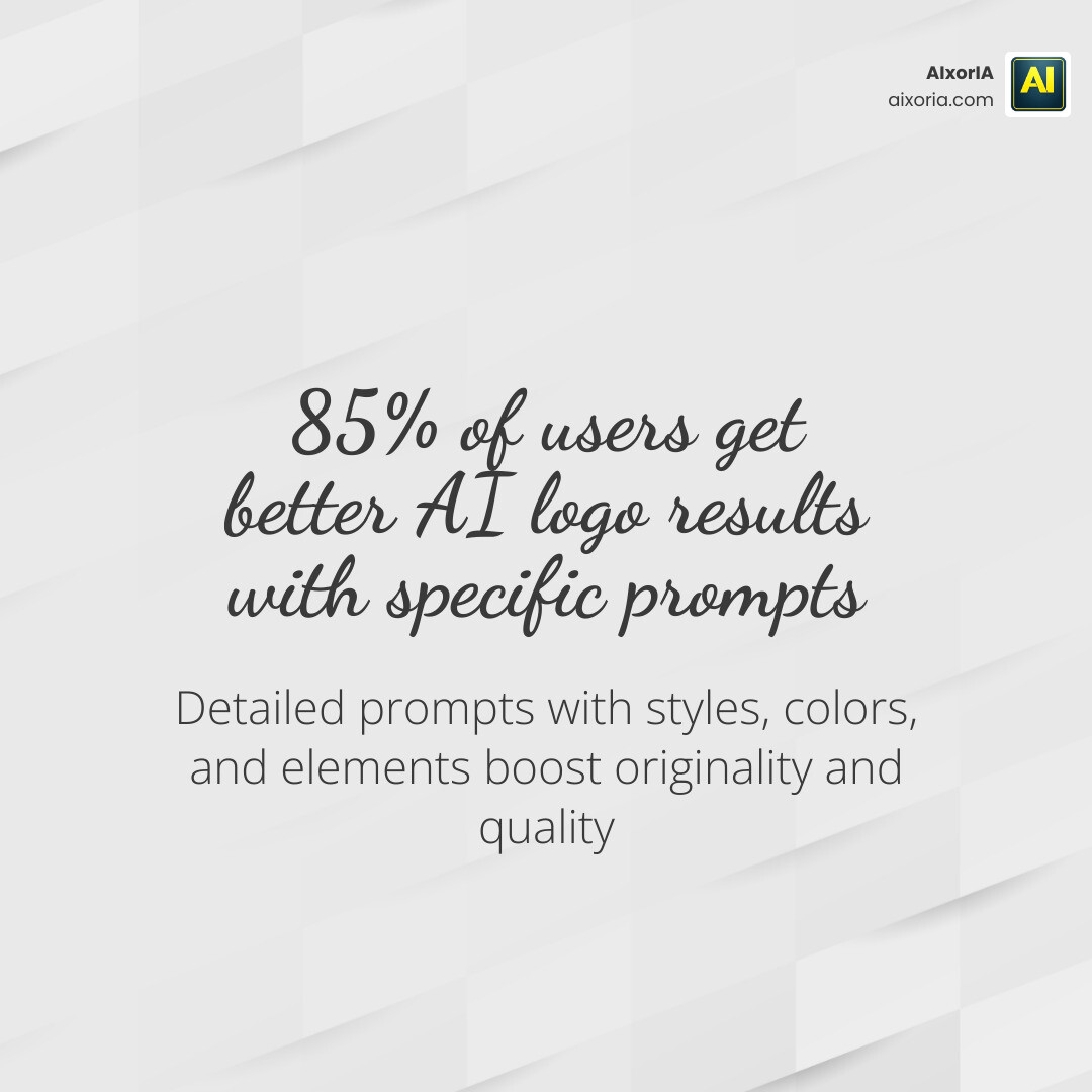 Statistic showing that 85 percent of users prefer specific prompts for better AI results infographic