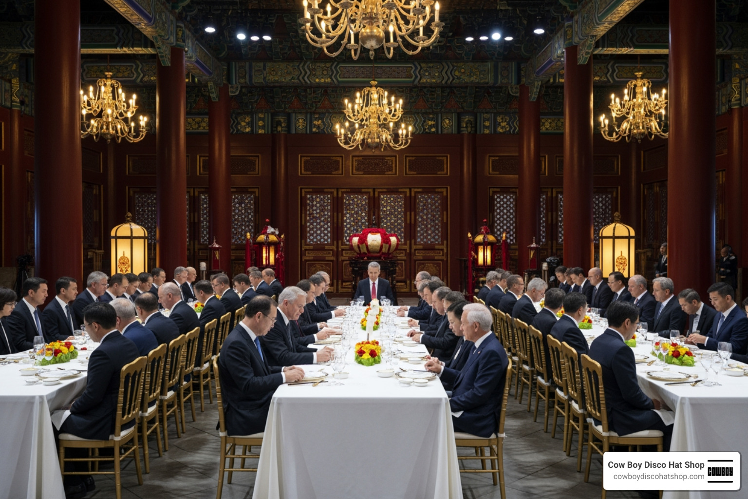 The state banquet at the Temple of Heaven in Beijing May 2026