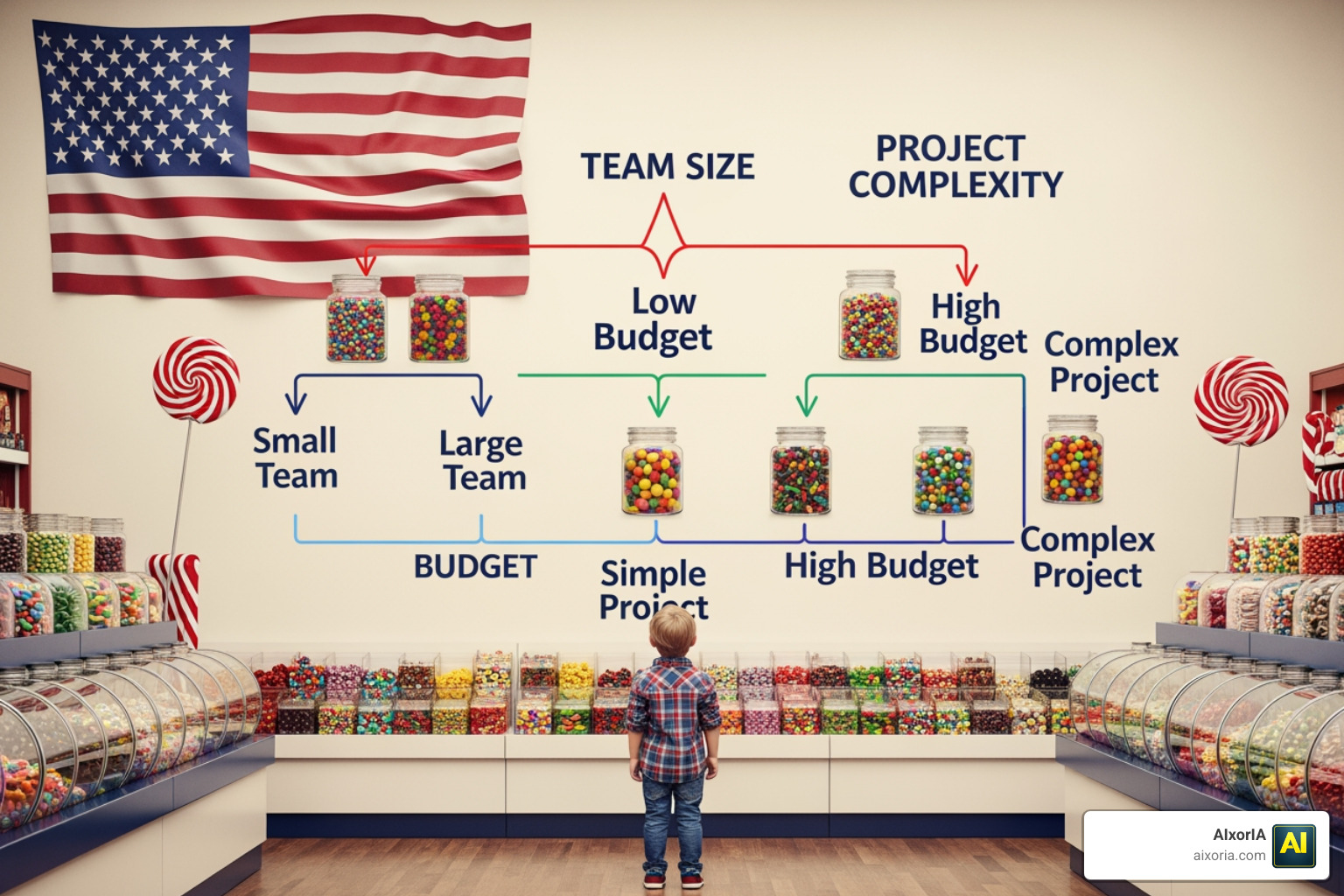 A decision framework for selecting ML tools based on team size, budget, and project complexity