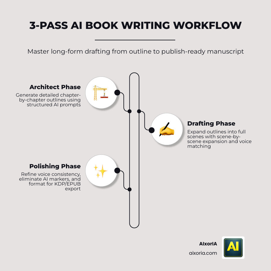 author and AI co-writing infographic infographic