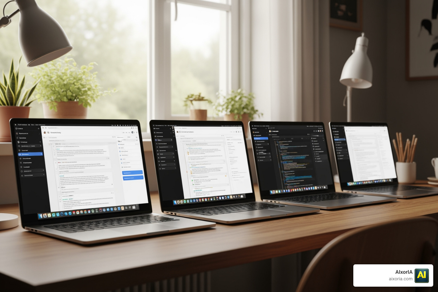 comparing different AI writing interfaces