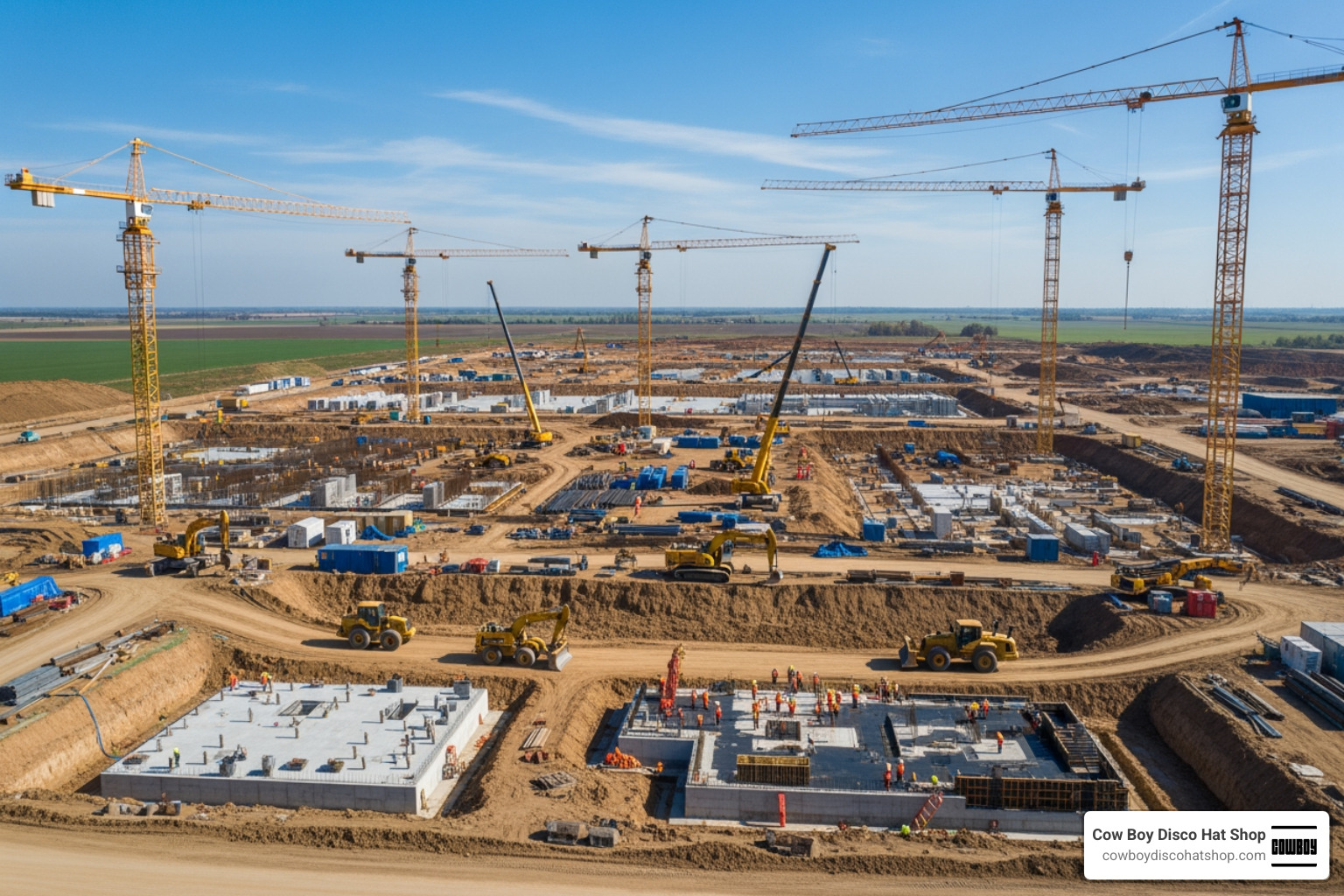 Construction of a massive new Chinese battery gigafactory in Hungary