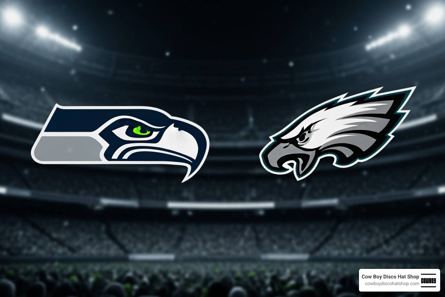 Seahawks and Eagles logos Seahawks and Eagles logos