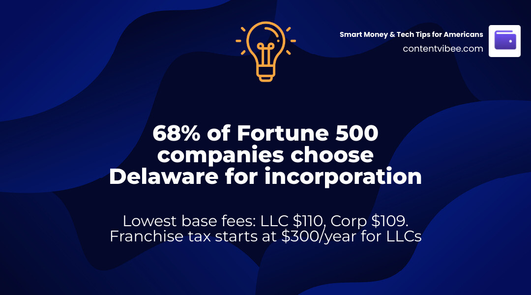 Delaware LLC vs Corporation startup costs comparison infographic infographic