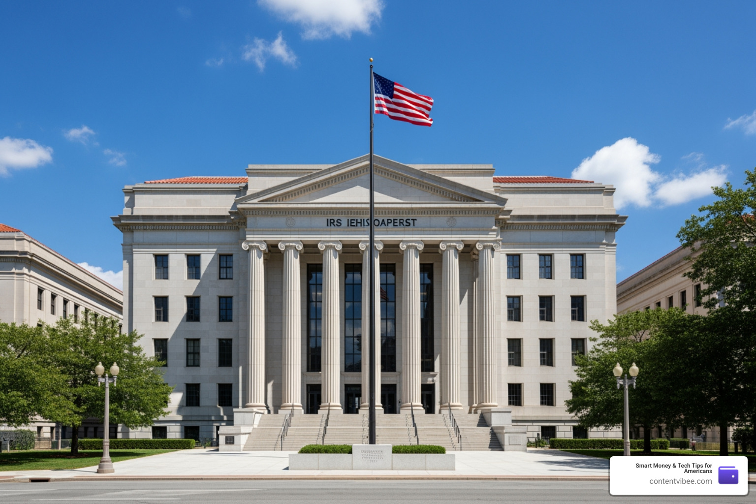 IRS building in Washington D.C. representing federal tax authority