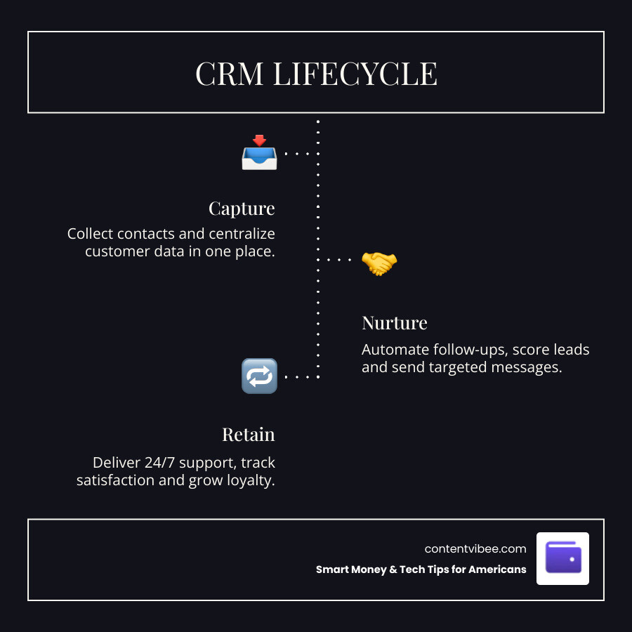 CRM lifecycle infographic for small businesses from startup to growth stage infographic CRM lifecycle infographic for small businesses from startup to growth stage infographic
