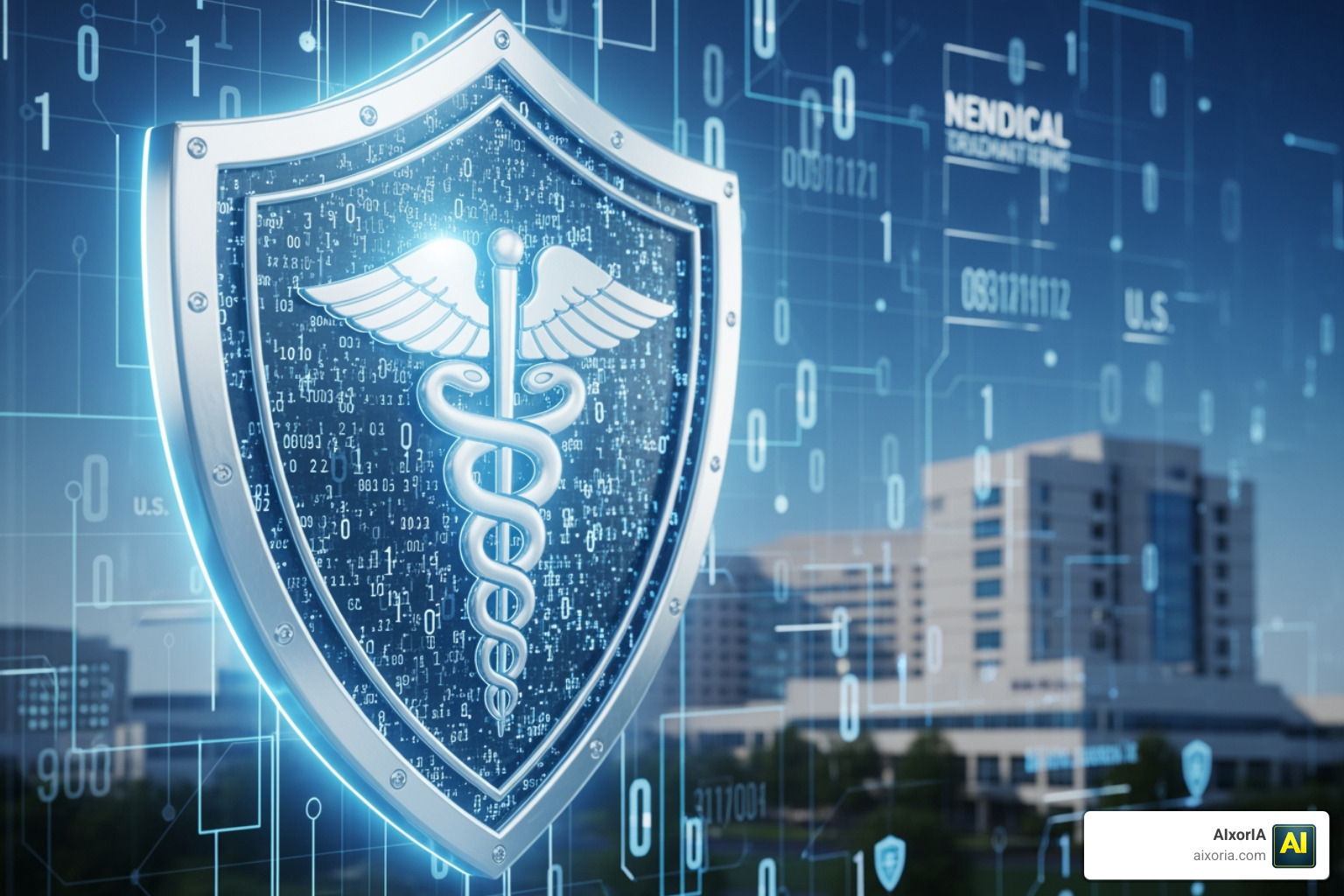 Security compliance shield for medical data protection