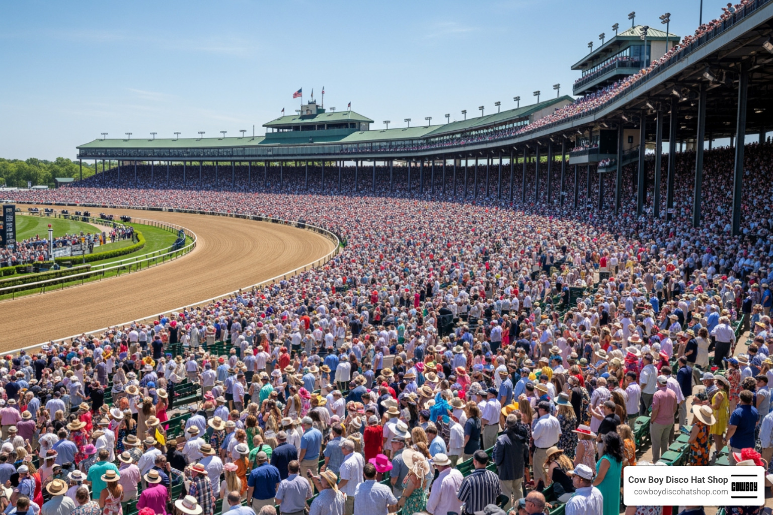 The record-breaking crowd of 48,500 spectators at Laurel Park for the 2026 Preakness