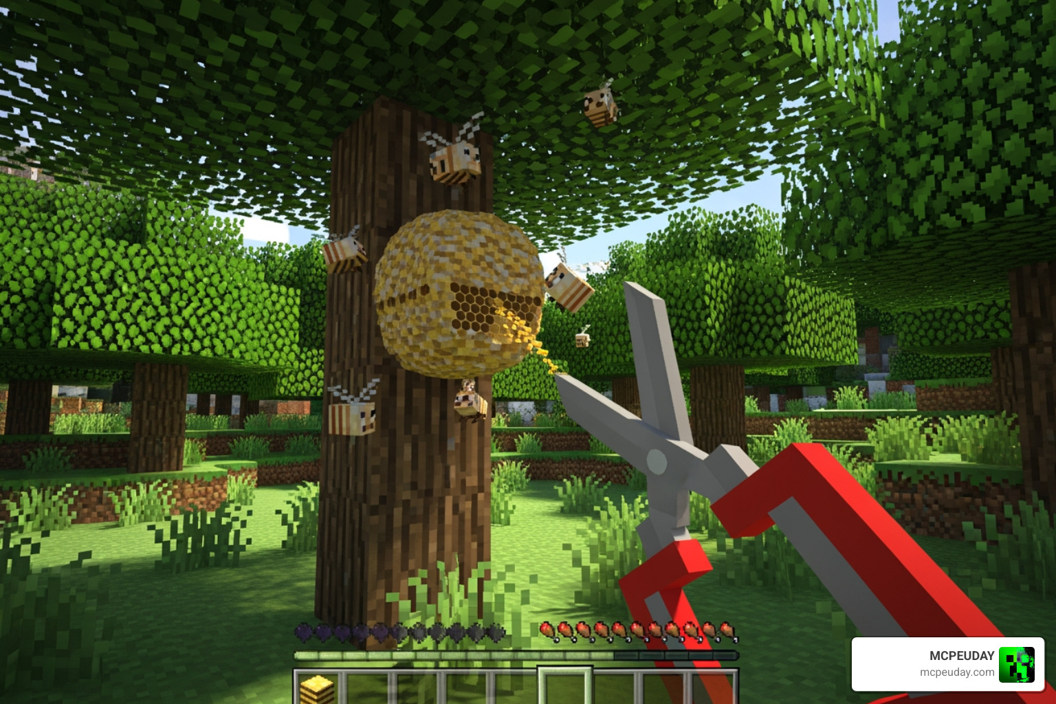 how to get honeycomb in minecraft