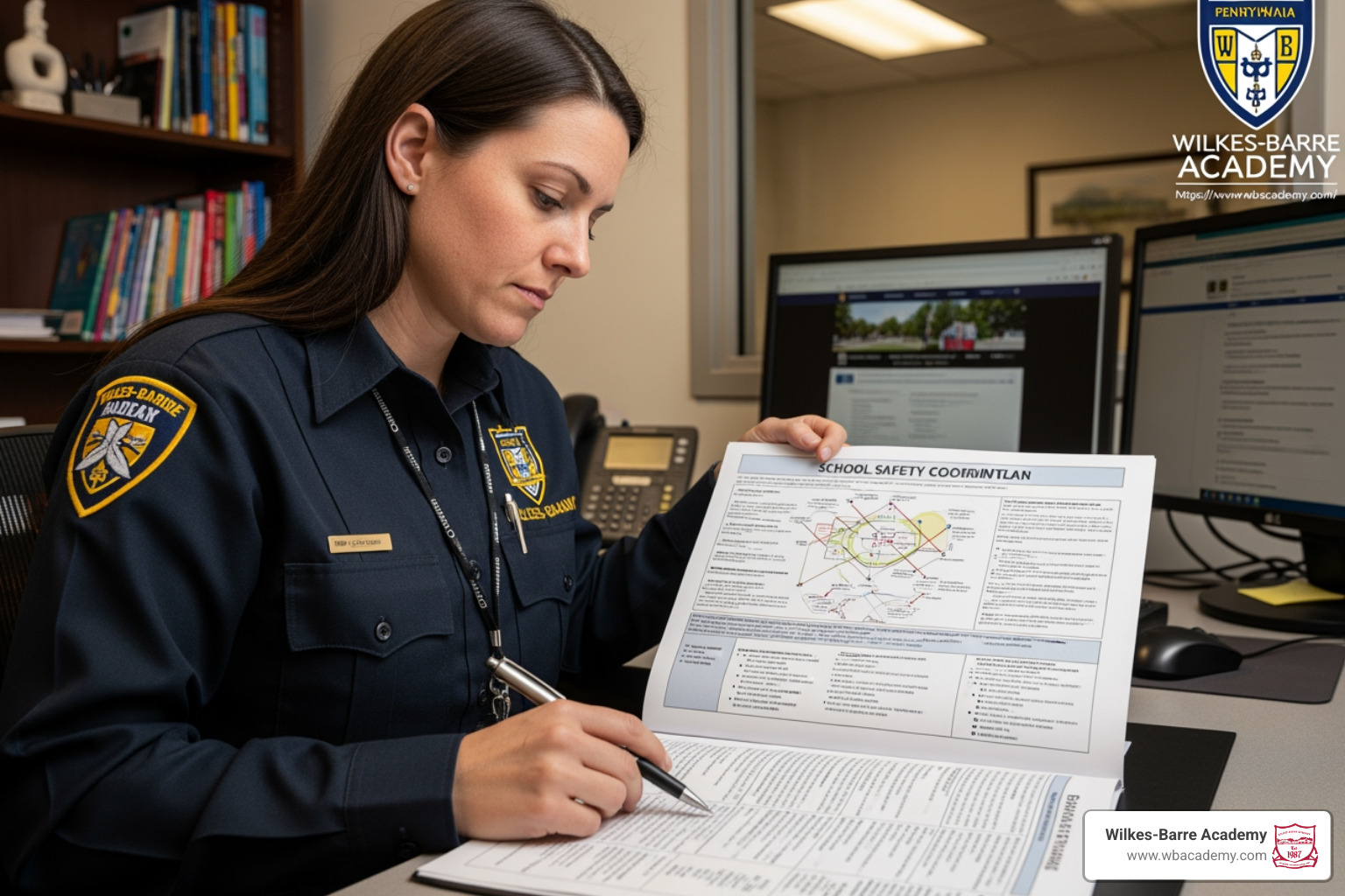 school safety coordinator reviewing a plan school safety coordinator reviewing a plan