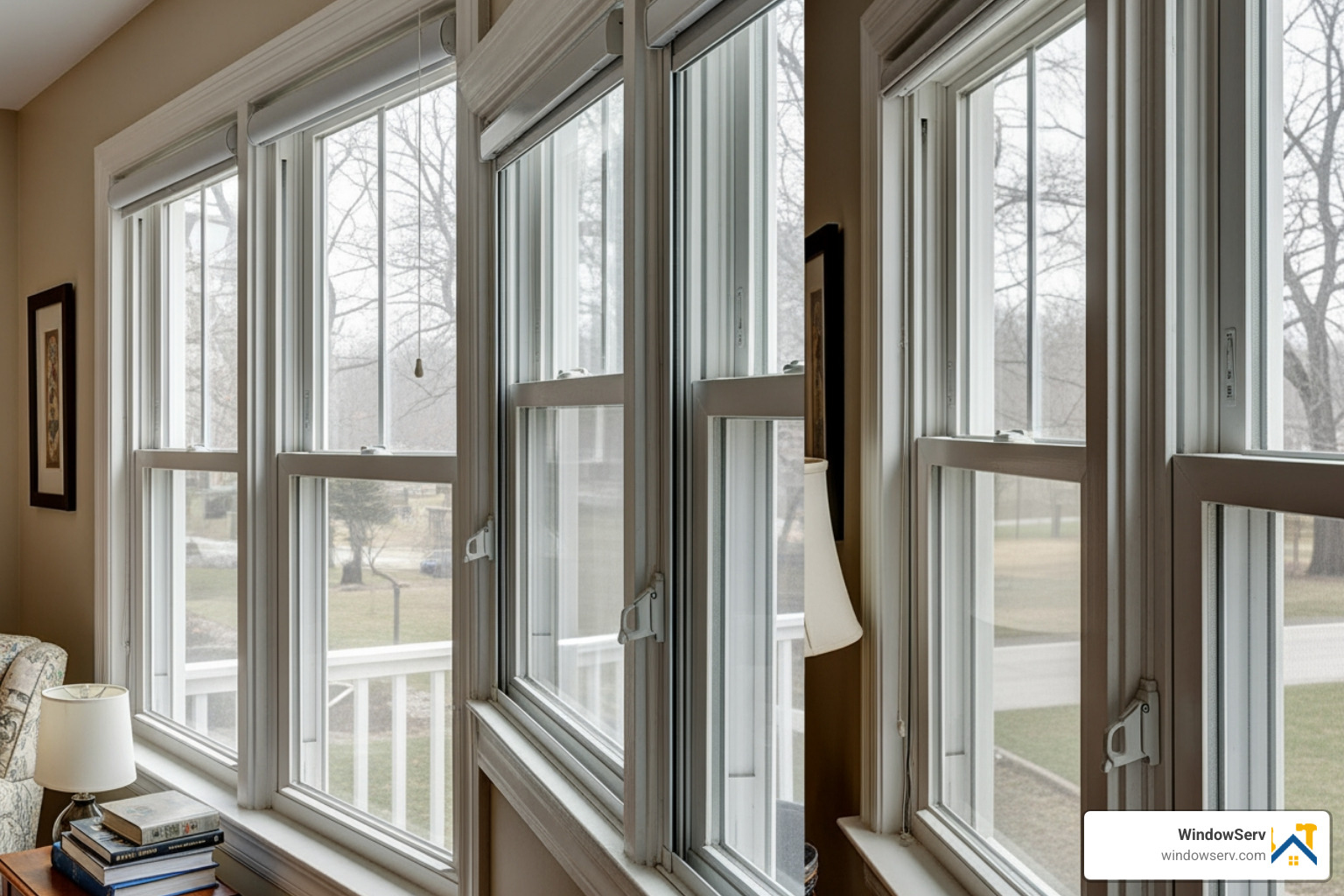 Various secondary glazing frame styles including sliding and hinged aluminium frames Various secondary glazing frame styles including sliding and hinged aluminium frames