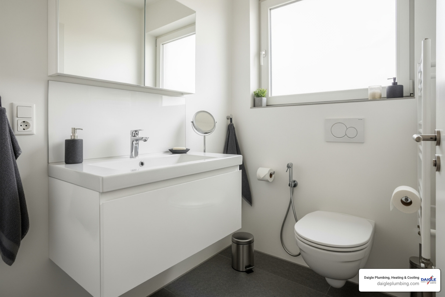 floating vanity and wall mounted toilet in a small bathroom floating vanity and wall mounted toilet in a small bathroom