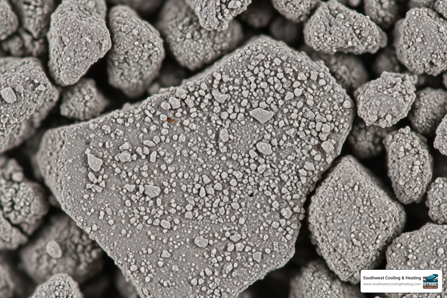 Microscopic view of sharp silica desert dust particles and abrasive grit Microscopic view of sharp silica desert dust particles and abrasive grit